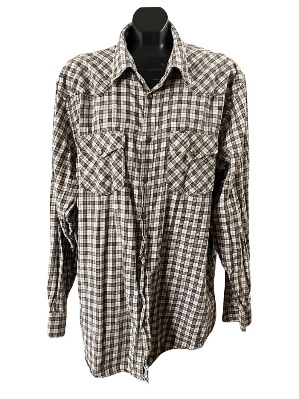 Old Navy Men's Plaid Button-Down Shirt - Size XXL